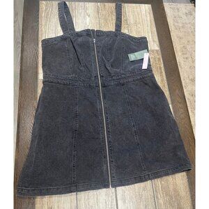 Wild Fable Denim Zippered Dress black Wash Women’s Size XXL NEW